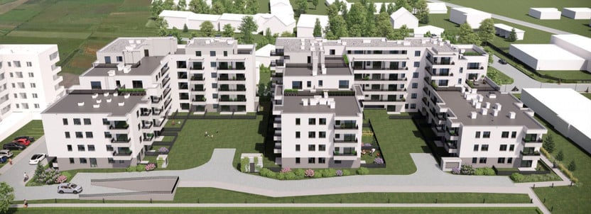 Mieszkanie w inwestycji Skrajna - etap I, Ząbki, 59 m² | Morizon.pl | 1353