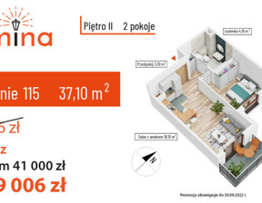 Mieszkanie w inwestycji Illumina Kraków, Kraków, 46 m²