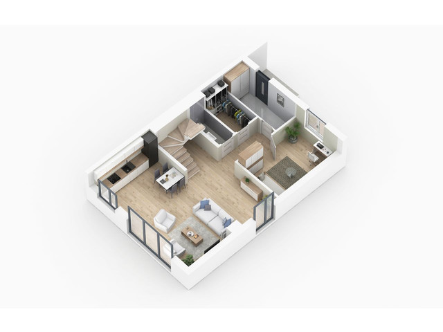 Morizon WP ogłoszenia | Dom w inwestycji Morenowa - zabudowa bliźniacza, Bartąg, 212 m² | 2040