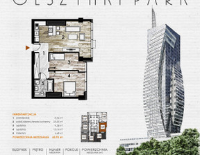 Mieszkanie w inwestycji Olszynki Park, Rzeszów, 61 m²
