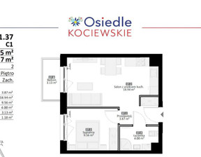 Mieszkanie na sprzedaż, Rokitki Tczewska, 36 m²