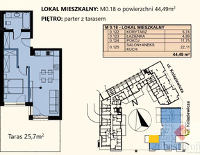 Mieszkanie na sprzedaż, Słupsk Kniaziewicza, 44 m²