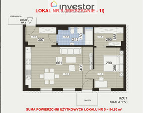 Mieszkanie na sprzedaż, Boguszyce, 55 m²