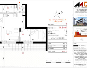 Mieszkanie w inwestycji Inwestycja Księcia Witolda 16, Warsza..., Warszawa, 49 m²