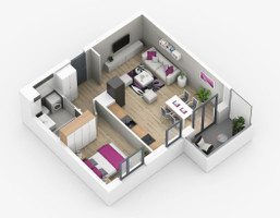 Morizon WP ogłoszenia | Mieszkanie w inwestycji Next Ursus, Warszawa, 43 m² | 7361