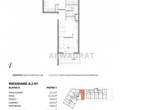 Mieszkanie na sprzedaż, Wałbrzych Podzamcze, 53 m²