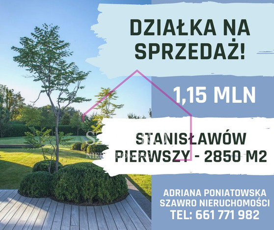 Morizon WP ogłoszenia | Działka na sprzedaż, Stanisławów Pierwszy Jana Kazimierza, 2850 m² | 9359