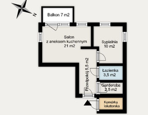 Mieszkanie na sprzedaż, Warszawa Szamoty, 43 m²