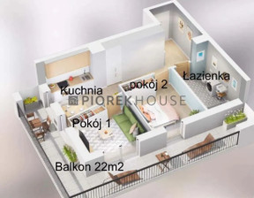 Mieszkanie na sprzedaż, Warszawa Praga-Południe, 47 m²