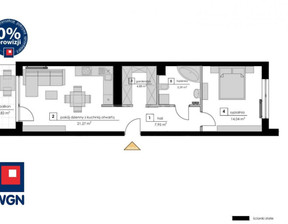 Mieszkanie na sprzedaż, Piotrków Trybunalski, 54 m²