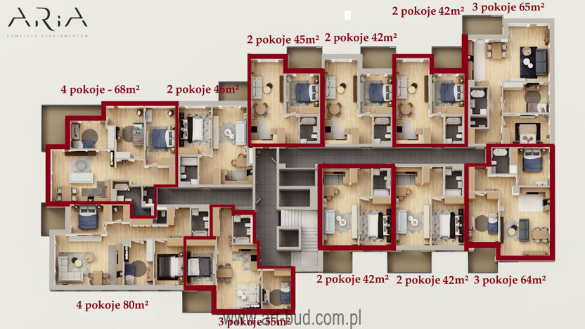 Mieszkanie na sprzedaż, Sosnowiec Szpaków, 42 m² | Morizon.pl | 3538