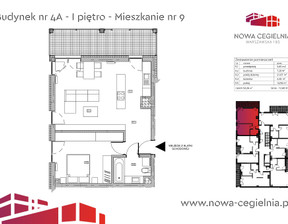 Mieszkanie na sprzedaż, Gorzów Wielkopolski Warszawska, 53 m²