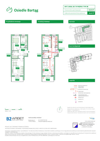 Mieszkanie w inwestycji Osiedle Bartąg, Olsztyn, 46 m² | Morizon.pl | 1740
