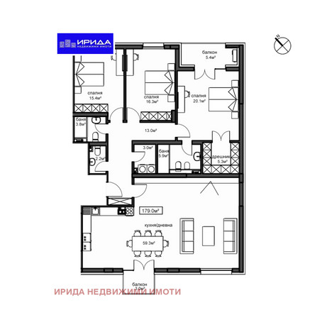 Morizon WP ogłoszenia | Mieszkanie na sprzedaż, 179 m² | 9394
